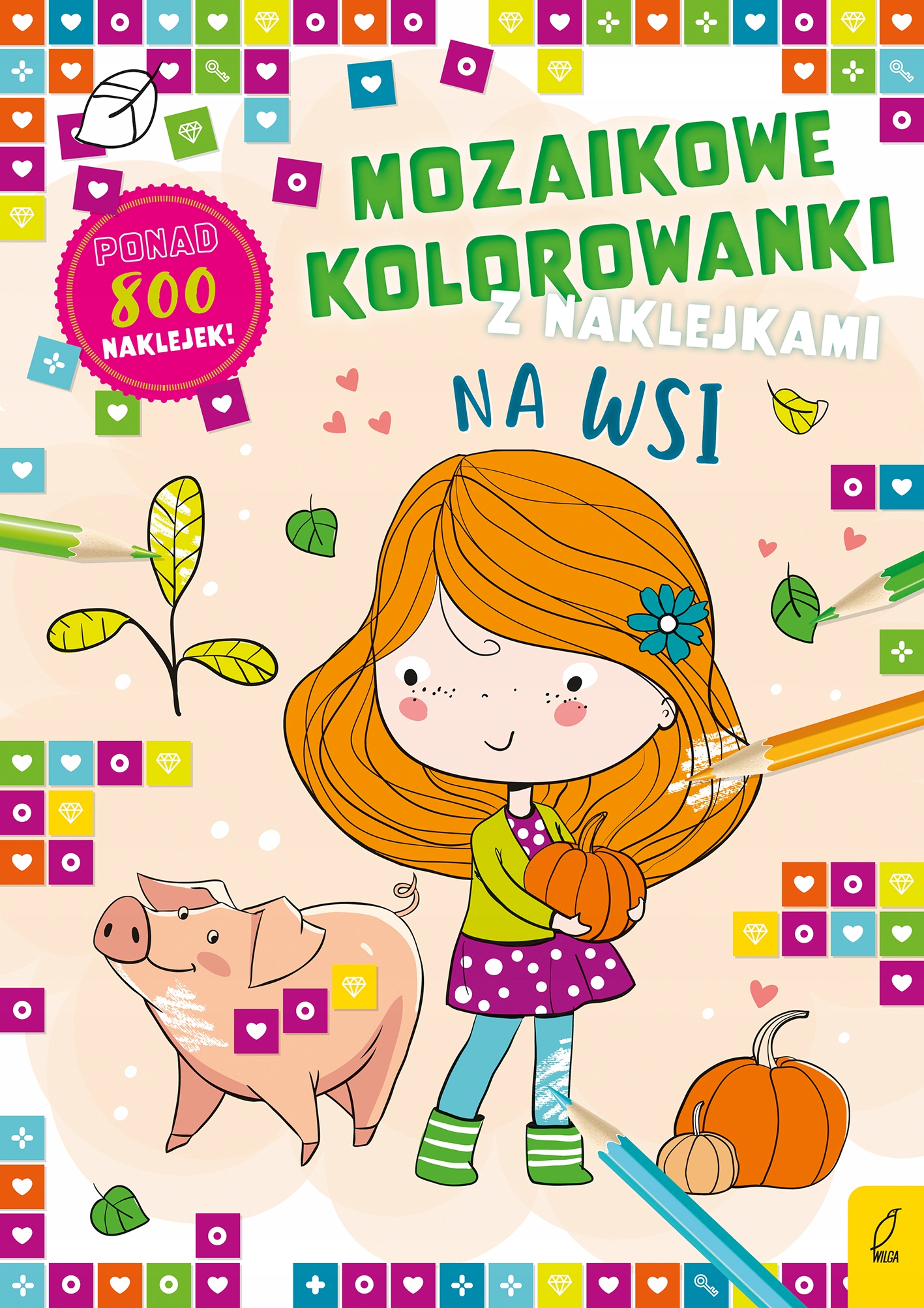 

Na wsi Mozaikowe kolorowanki Mozaiki