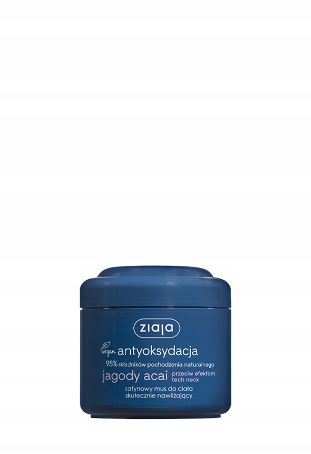 Ziaja jagody acai satynowy mus do ciała skutecznie nawilżający 200 ml