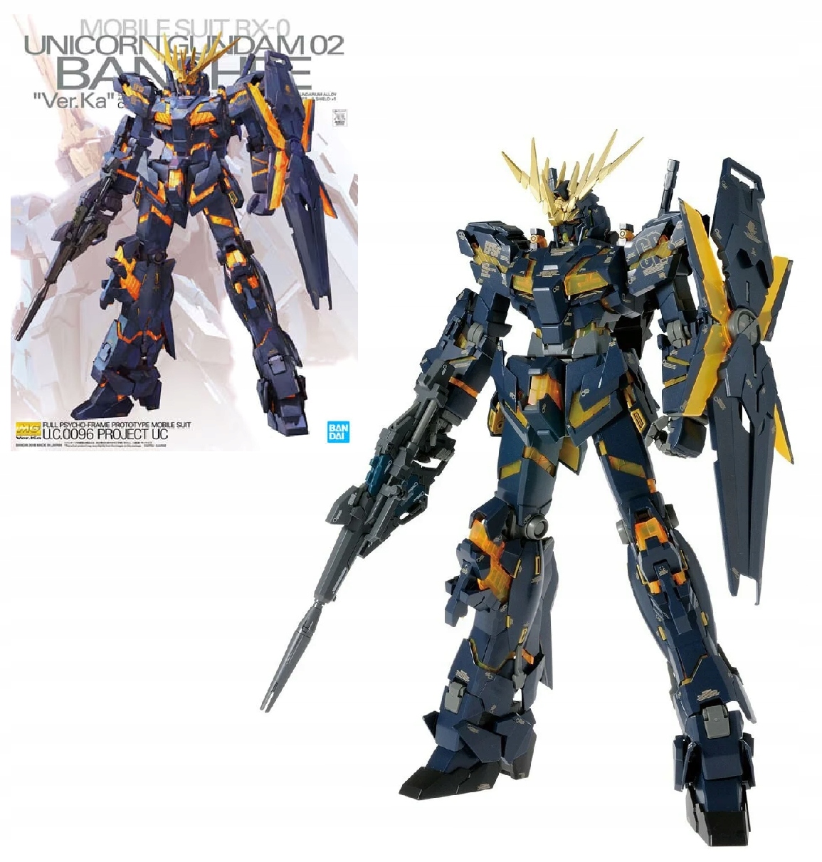 Gundam Mg 1/100 Unicorn Gundam 02 Banshee verze ks Ka
