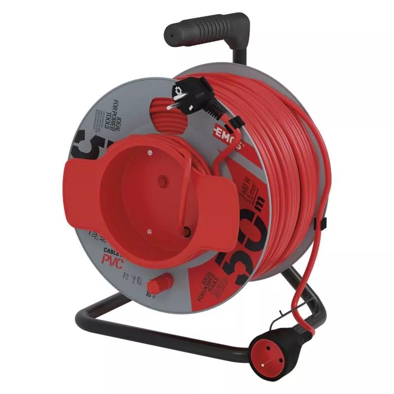 Emos Predlžovací kábel na bubne 50 m, 1 zásuvka, 230 V P19150