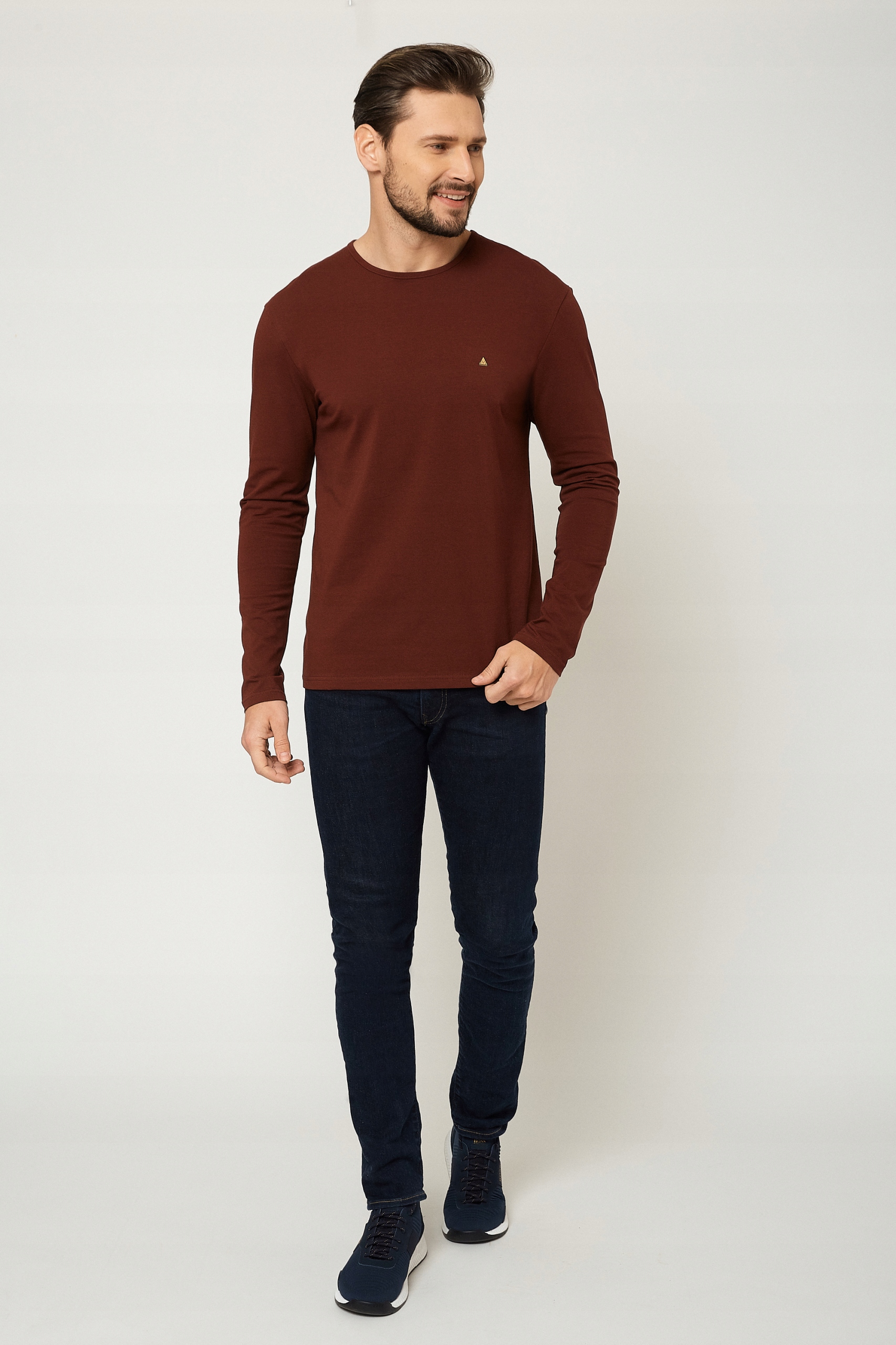 PREMIUM BLUZKA KOSZULKA POD MARYNARKĘ DŁ RĘKAW XL Wzór dominujący bez wzoru