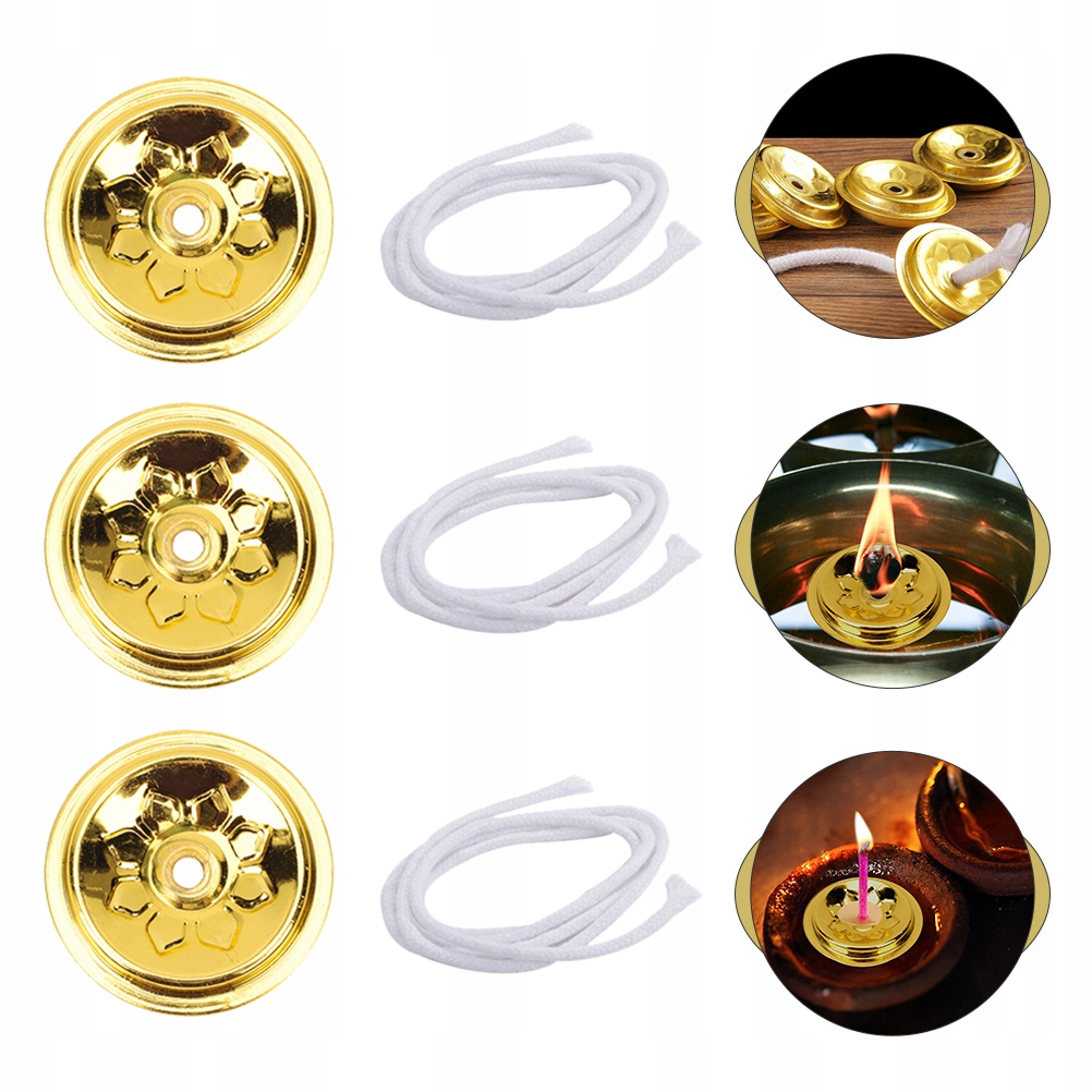 ŚWIECA KNOTY LAMPY OLEJOWEJ Knot WYMIANA PŁYWAKA OLEJU Marka bez marki