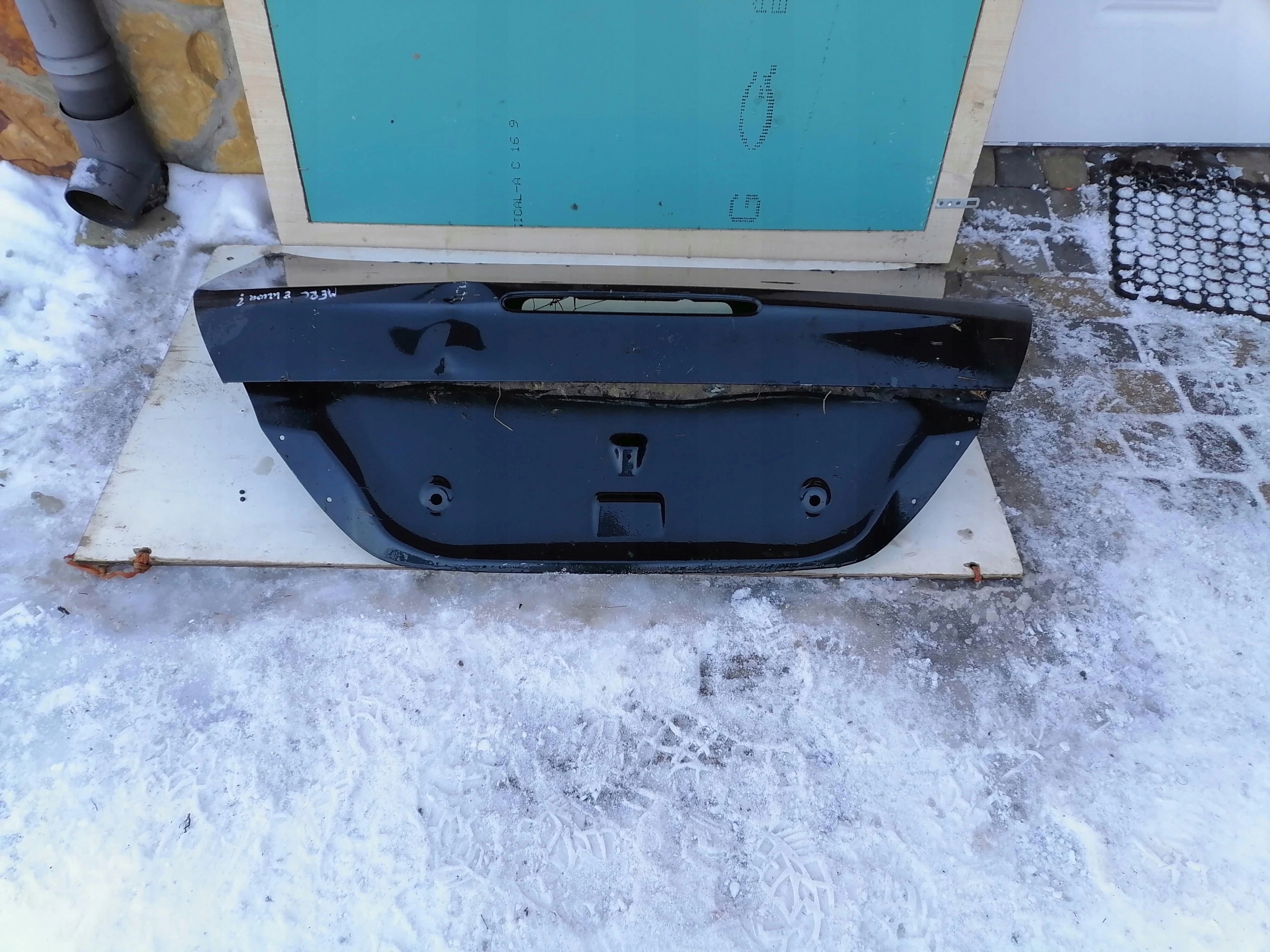 boot door MERCEDES E KLASA W211 sedan black