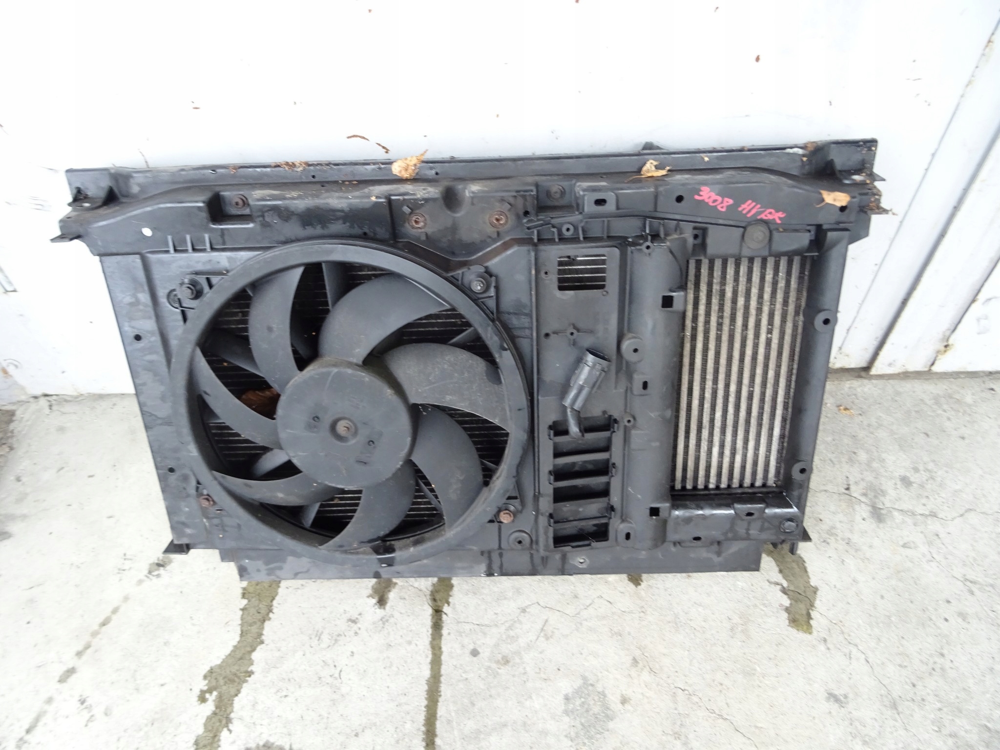 PEUGEOT 3008 chladiče ventilátor KOMPLET HYBRYDA