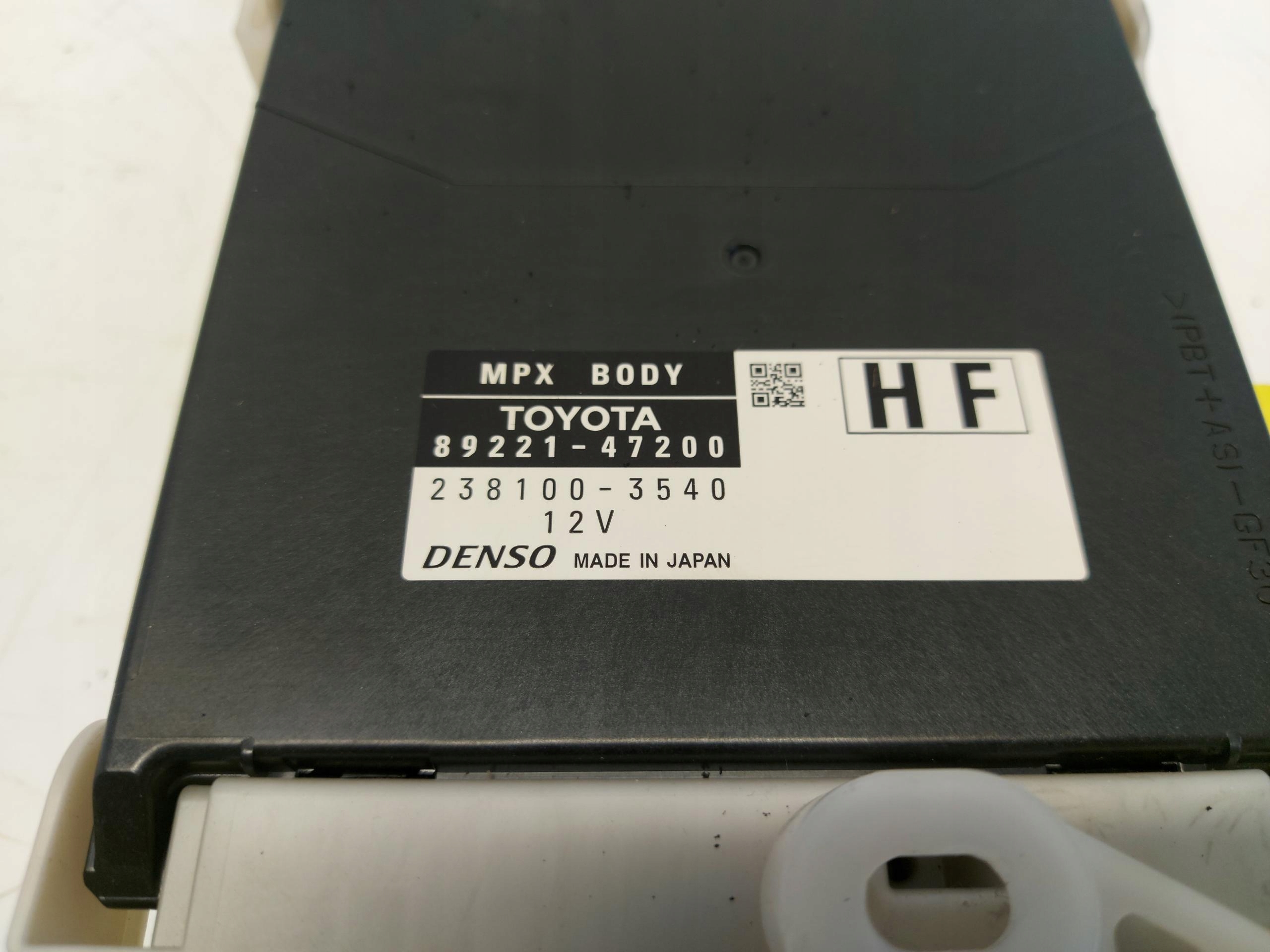TOYOTA PRIUS + module control unit 89221-47200