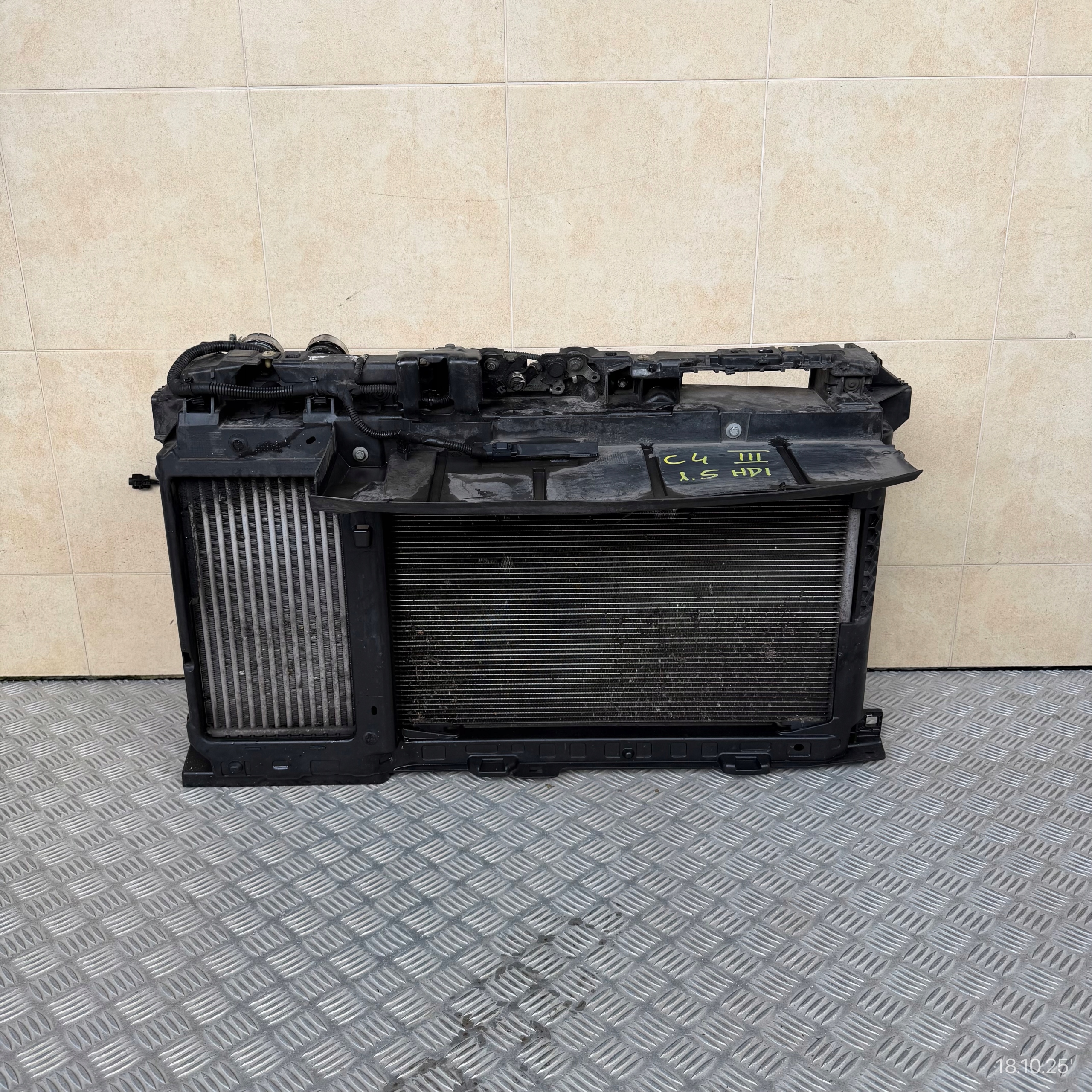 support panel for radiators radiator CITROEN C4 III 1.5 HDI 2021 ROK