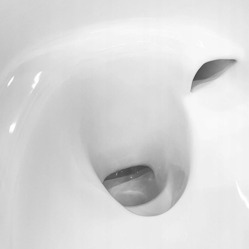 REA CARLO MINI TORNADO WIROWA FLAT miska wisząca 49x36cm +deska w/o C8770 Marka Rea