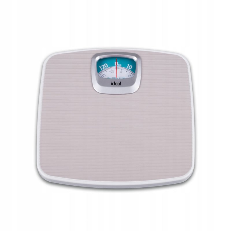 Mechaniczna waga łazienkowa, klasyczna, analogowa do 130kg Szara