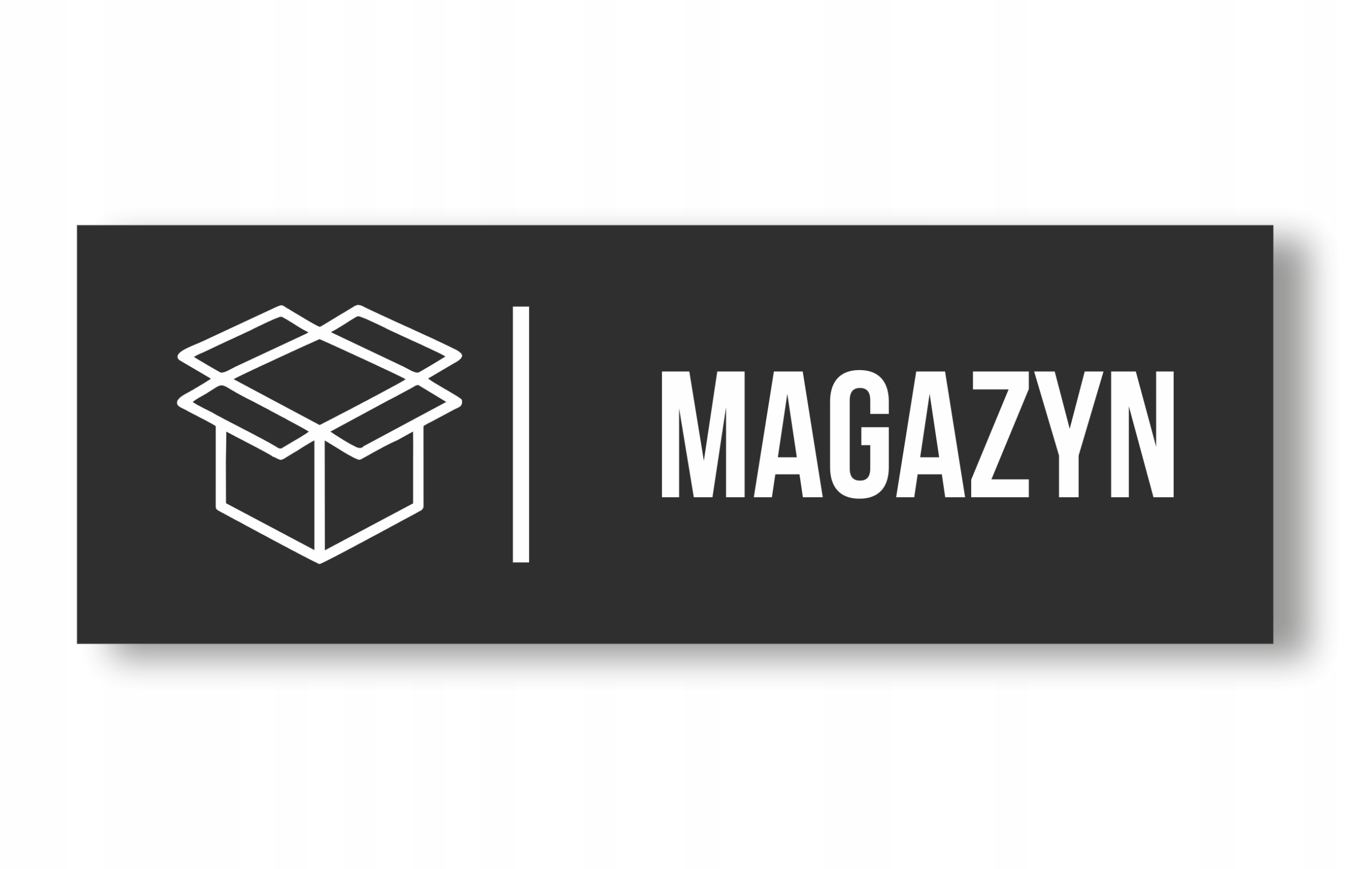 

Tabliczka Informacyjna Magazyn 20x7cm Pcv 3mm Uv