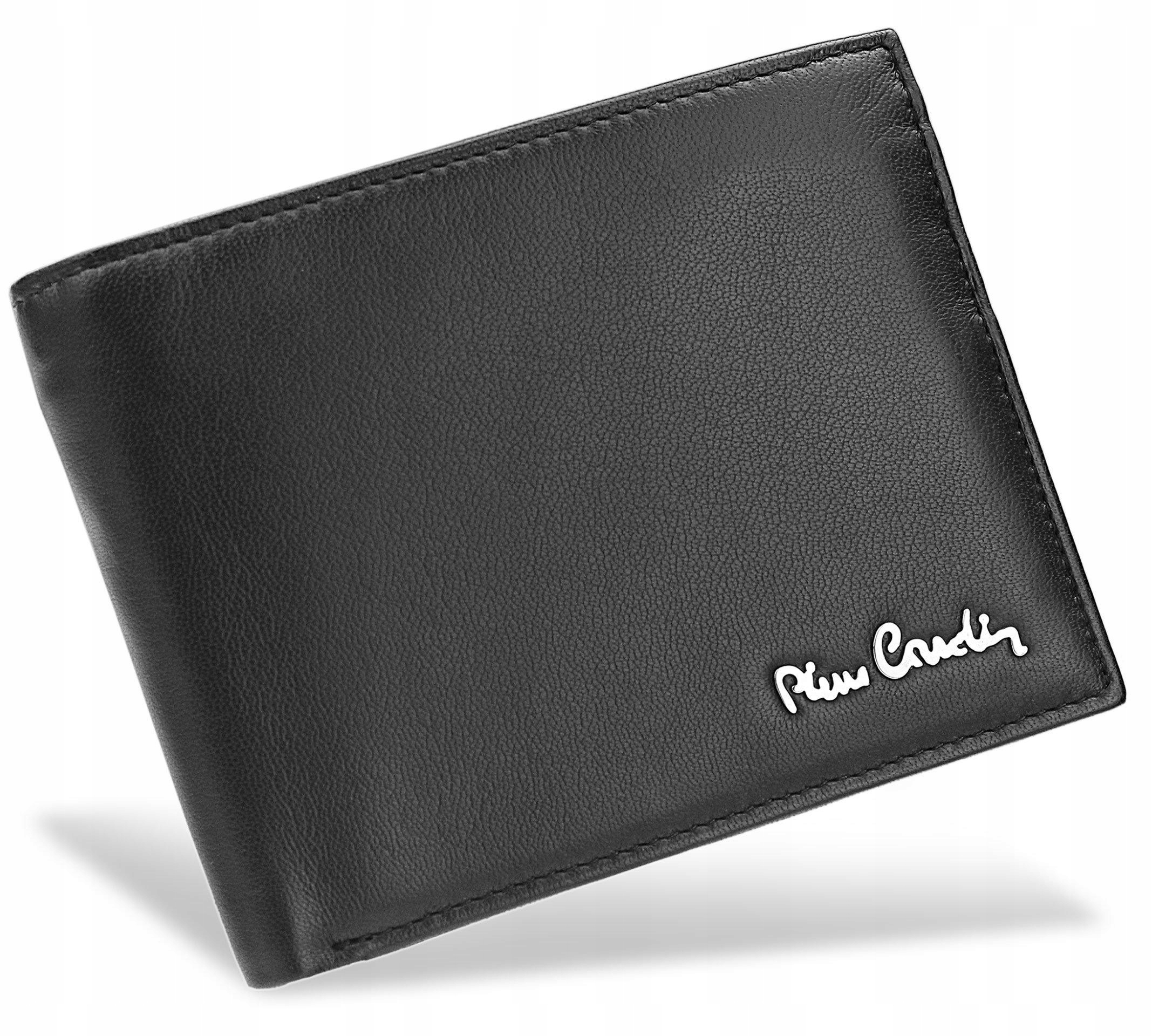 Originální Velká Horizontální Pánská Peněženka Z Přírodní Kůže Pierre Cardin