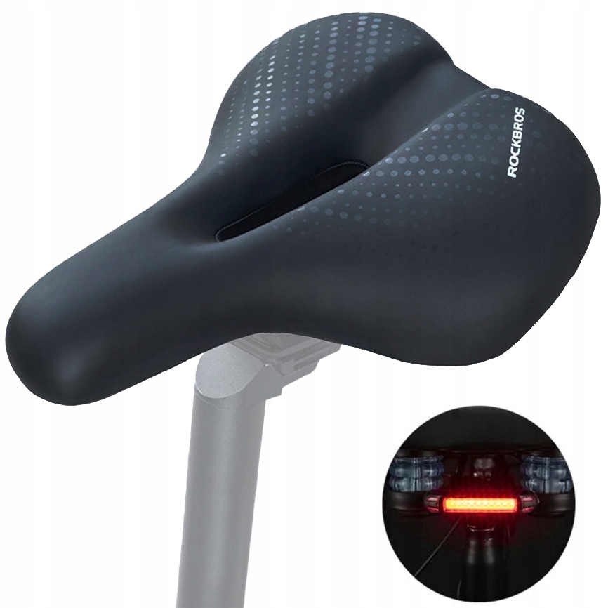 wodoodporne, oddychające siodełko rowerowe z amortyzacją Rockbros
