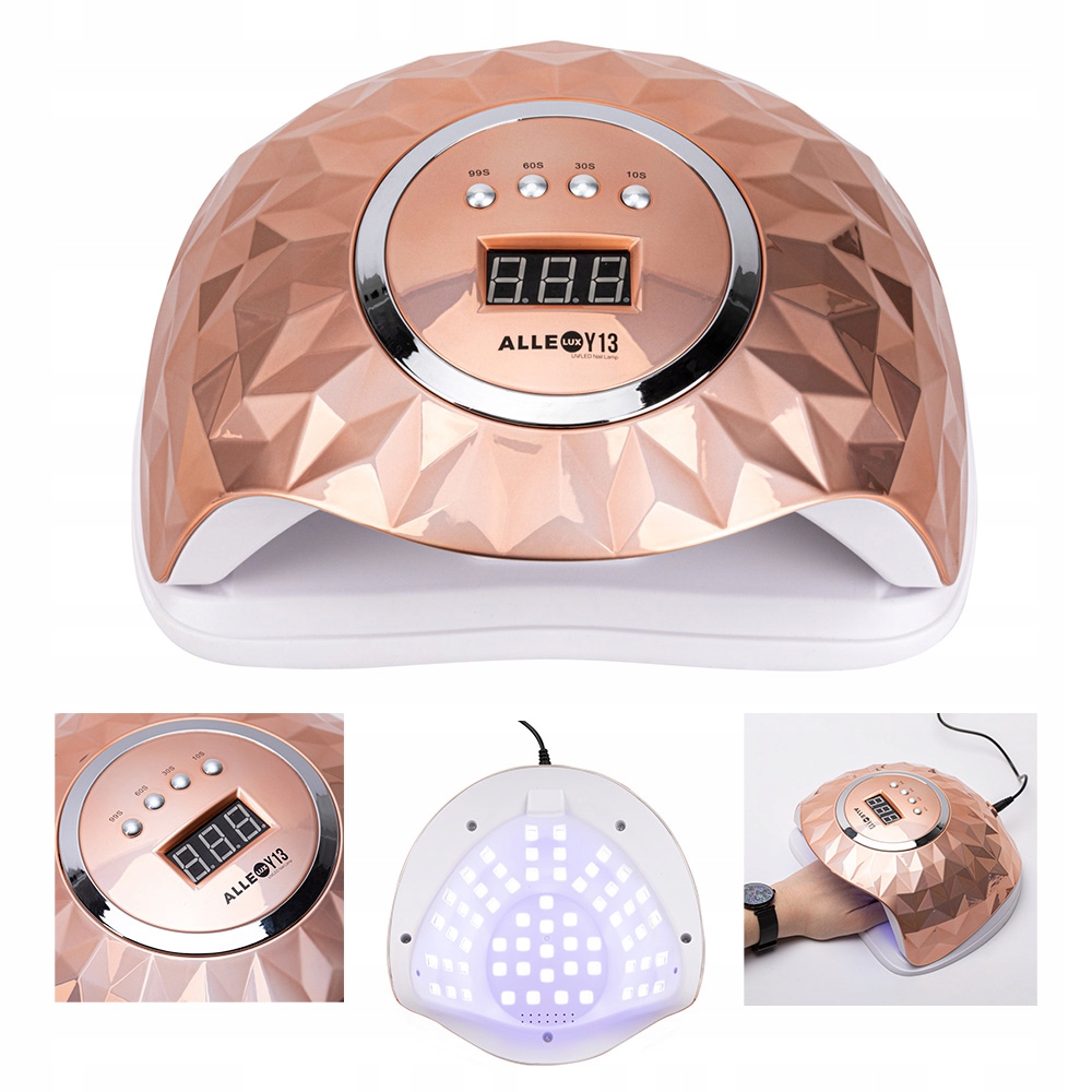 

Lampa Uv/led 248W 60 Diod Hybrydy Żel Mocna Złota