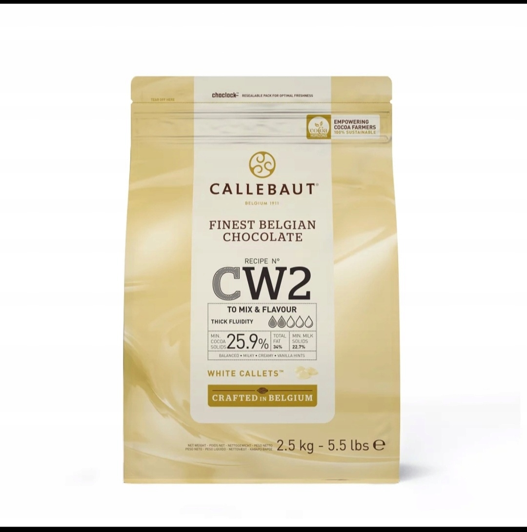 Czekolada biała Callebaut 2500 g CW2
