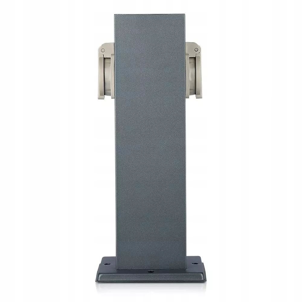 ELEKTRYCZNY SŁUPEK OGRODOWY ZASILAJĄCY - 2 GNIAZDA Marka Ledar