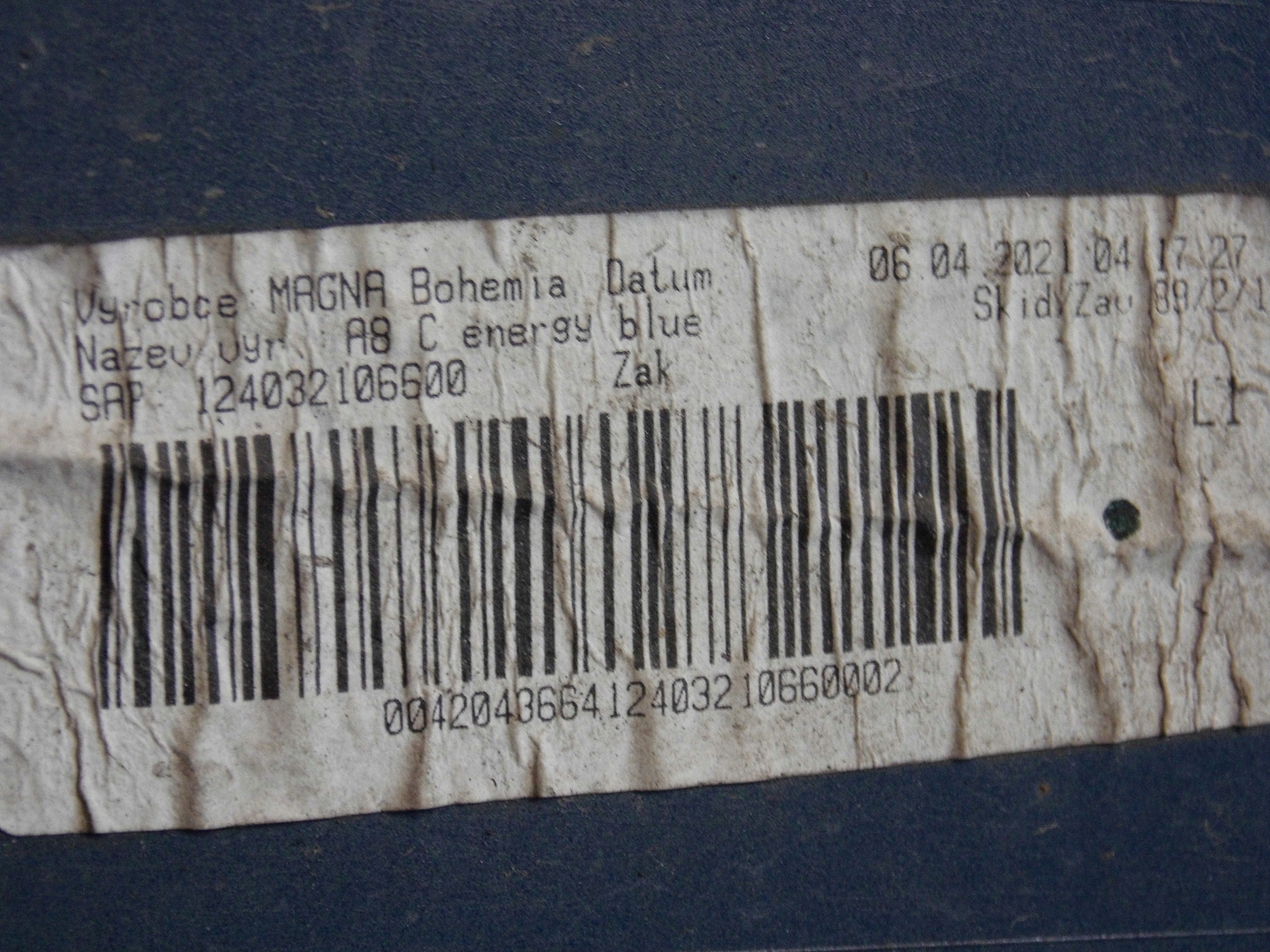 Skoda Octavia IV 19+ KOMBI bumper rear rear part