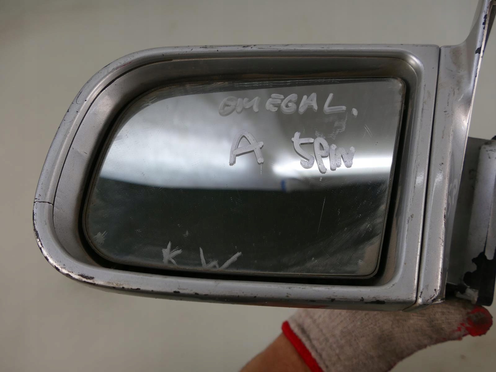 opel OMEGA a зеркало 5 пин левое европа серебро