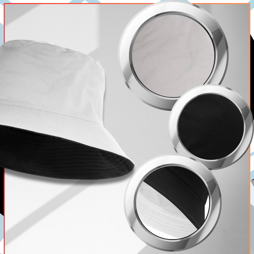 Czapka BUCKET HAT kapelusz RYBACKI dwustronny Wzór dominujący pepitka