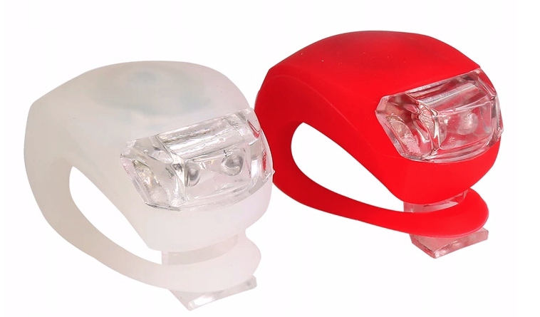 

Lampka Rowerowa Led Przód Tył Silikonowa 2 Szt