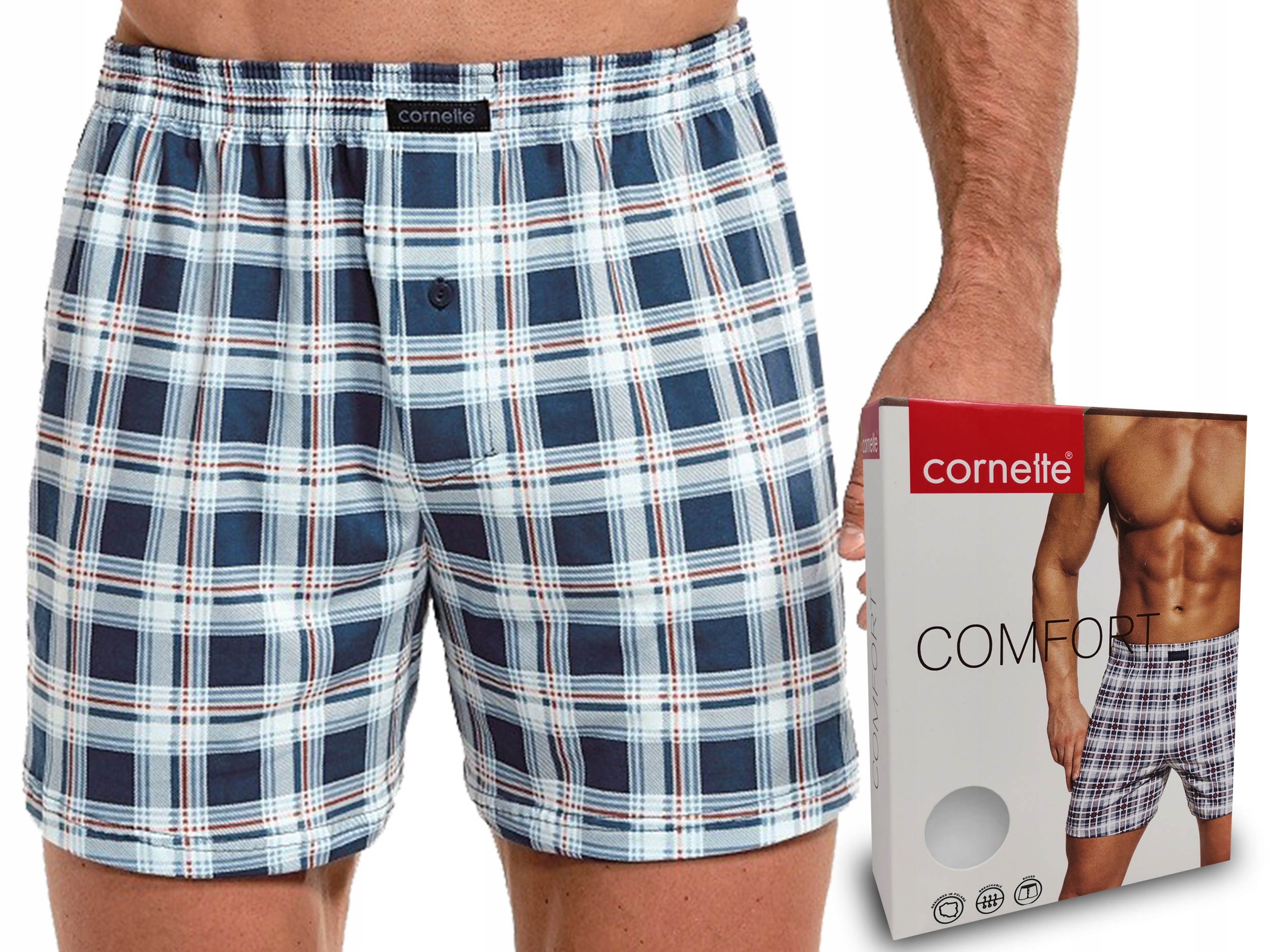 

bokserki Cornette Comfort cotton 002/161 krata M