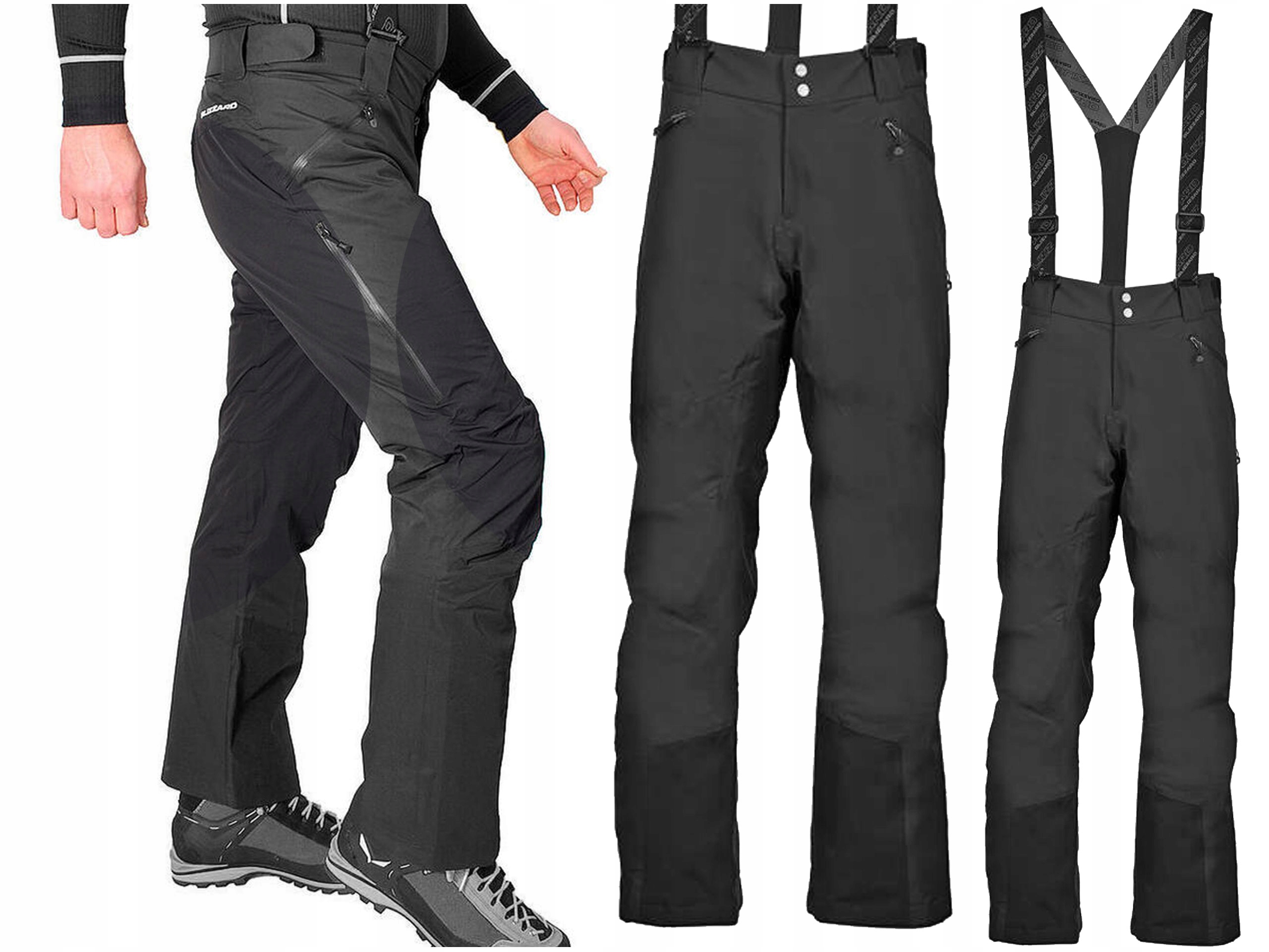 Spodnie narciarskie męskie Blizzard Leogang black XXL