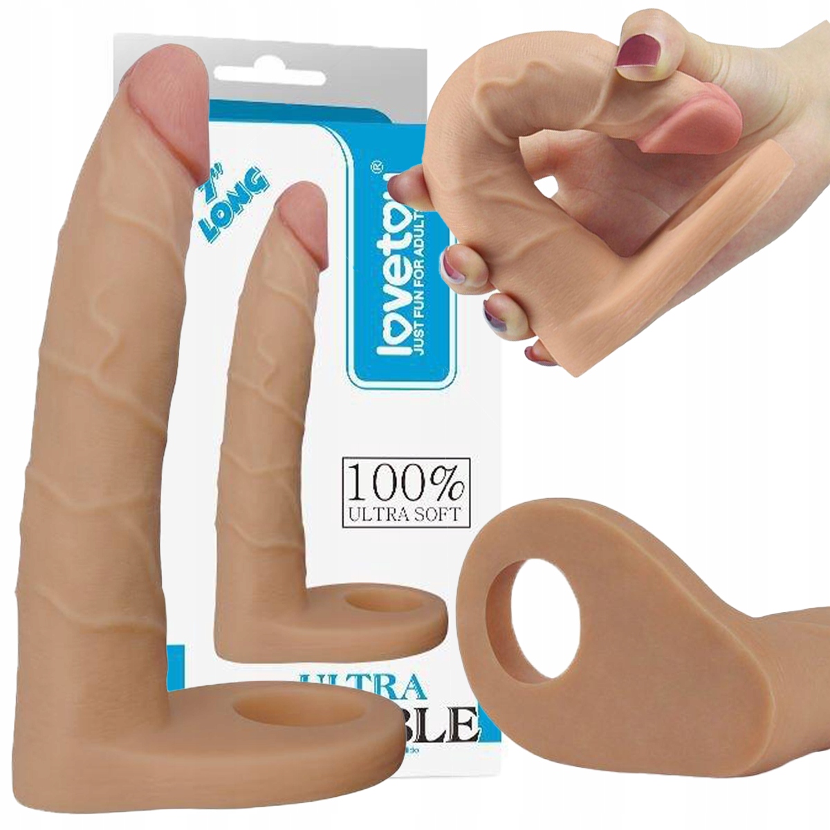 

Proteza Penisa Strap-on Analny podwójna penetracja
