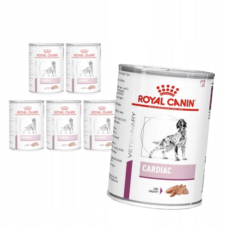 Royal Canin Veterinary Vhn Dog Cardiac Loaf 6x410g Vlhké Krmivo Psí paštika