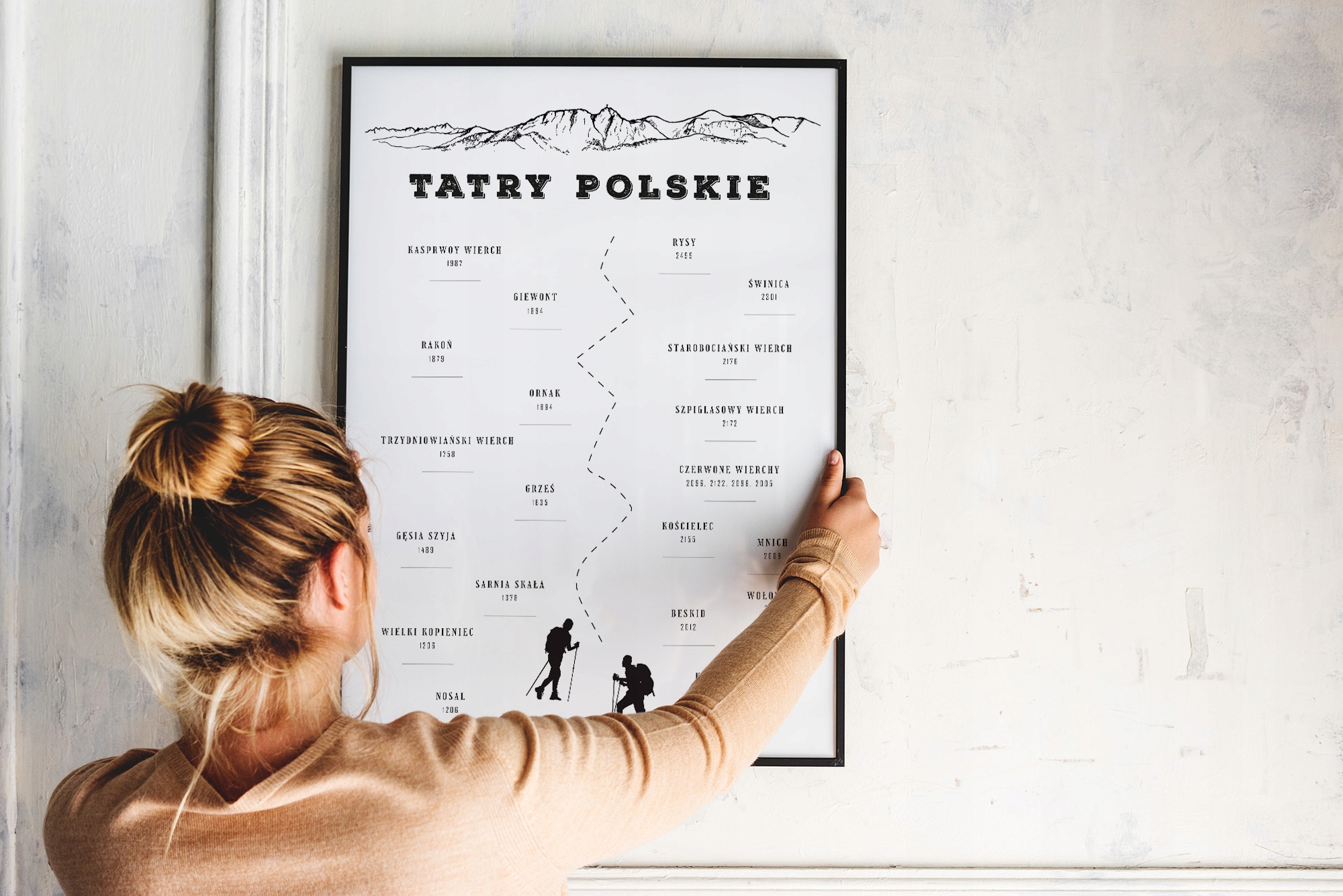 Plakat SZCZYTY POLSKICH TATR 30X40CM Marka inna