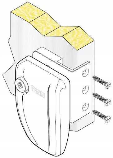 ZAMEK BLOKADA DRZWI FIAMMA SAFE DOOR FRAME Part number 08022 01