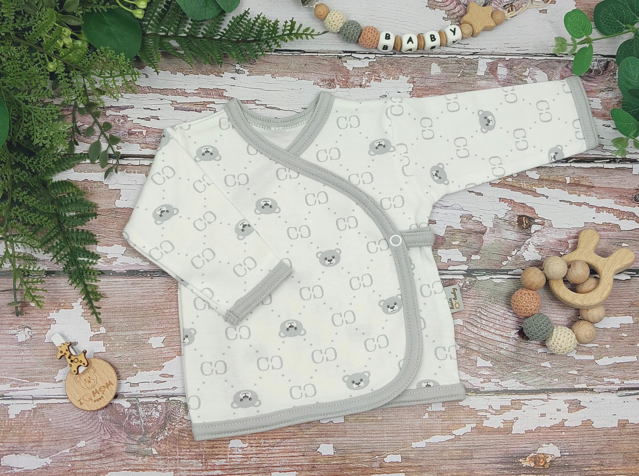 KOSZULKA NIEMOWLĘCA KOPERTOWA KAFTANIK 56 /54/ Kod producenta 65054