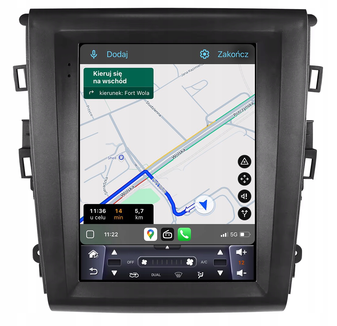 Ford Mondeo Fusion MK5 Android Carplay Tesla Radio Nawigacja 8GB/128 Dsp