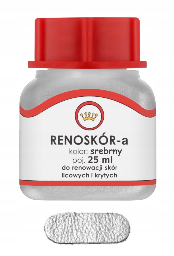 

Renoskór Farba Lakier Do Skóry Srebrny