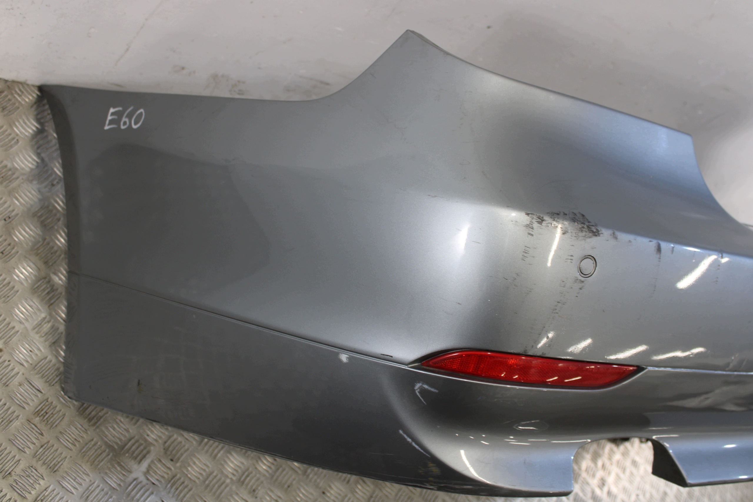 bumper rear part rear complete 4 X PDC BMW 5 E60 sedan