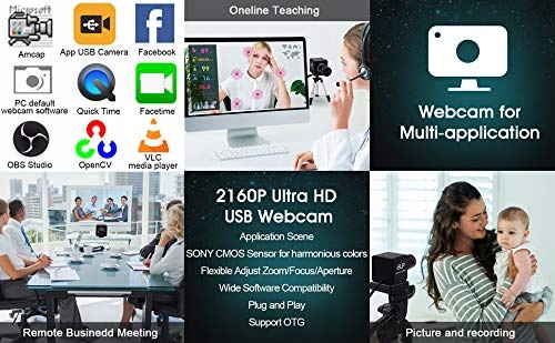 ELP Kamera 4K Ultra HD USB z Zoomem 5-50mm do Wideokonferencji — miniatura 9