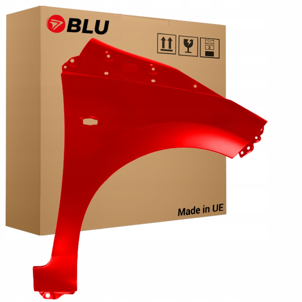 Blu Blatník Toyota Aygo II 3P0 pravý červený 14-22 přední AbsolutRot