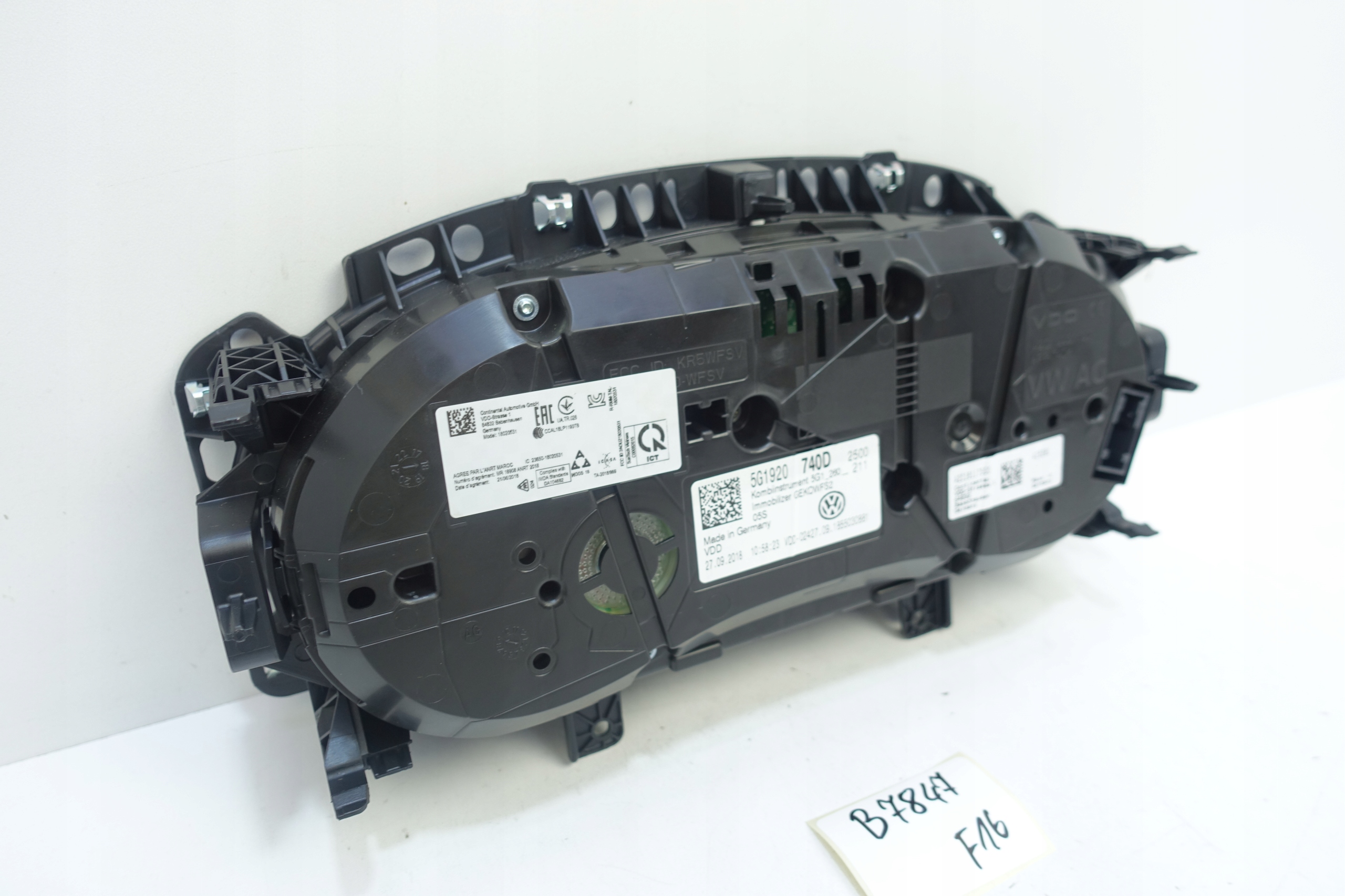 dials dials VW GOLF VII 7 5G 28248KM 5G1920740D