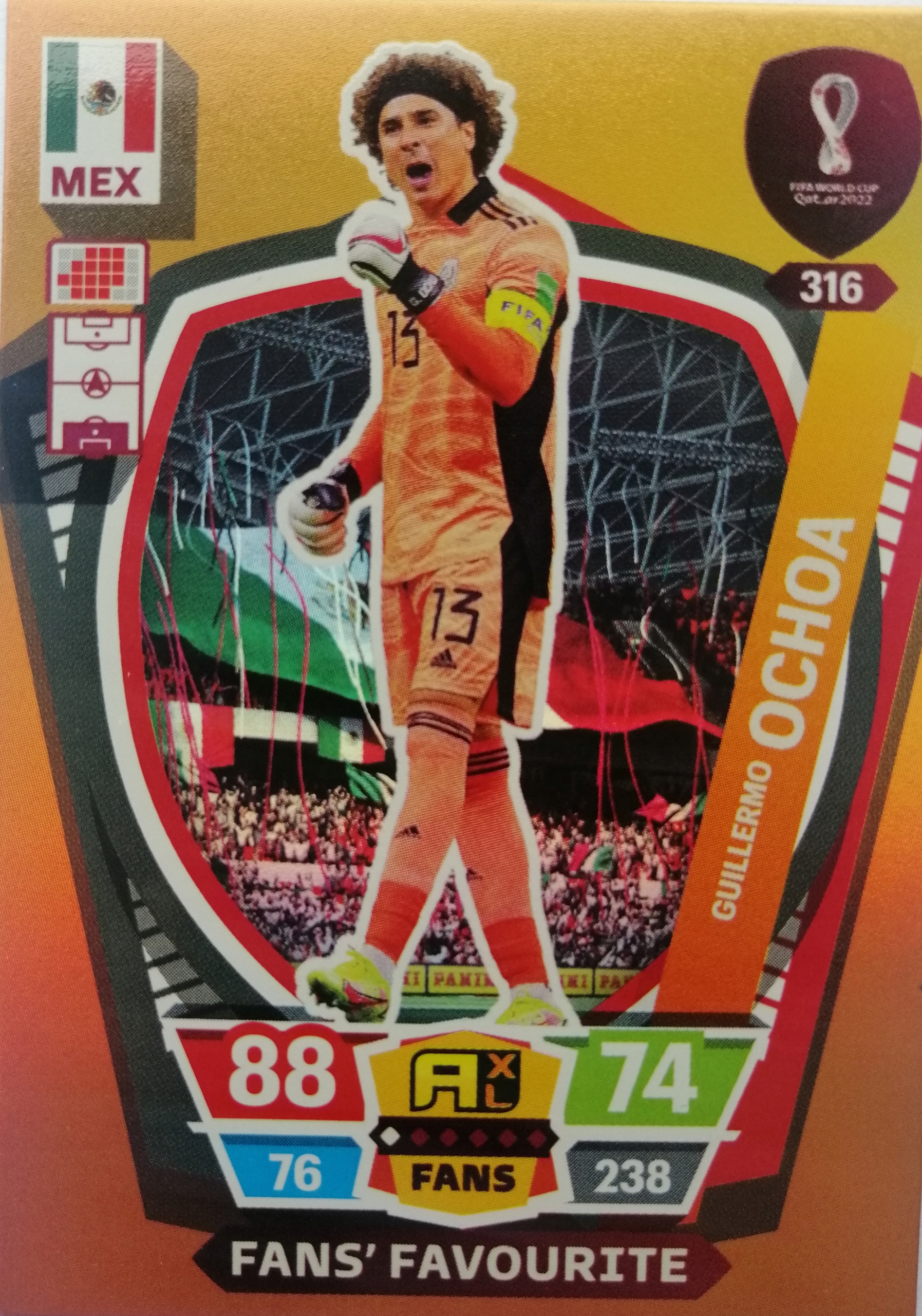 WORLD CUP QATAR 2022 FANS FAVOURITE 316 OCHOA