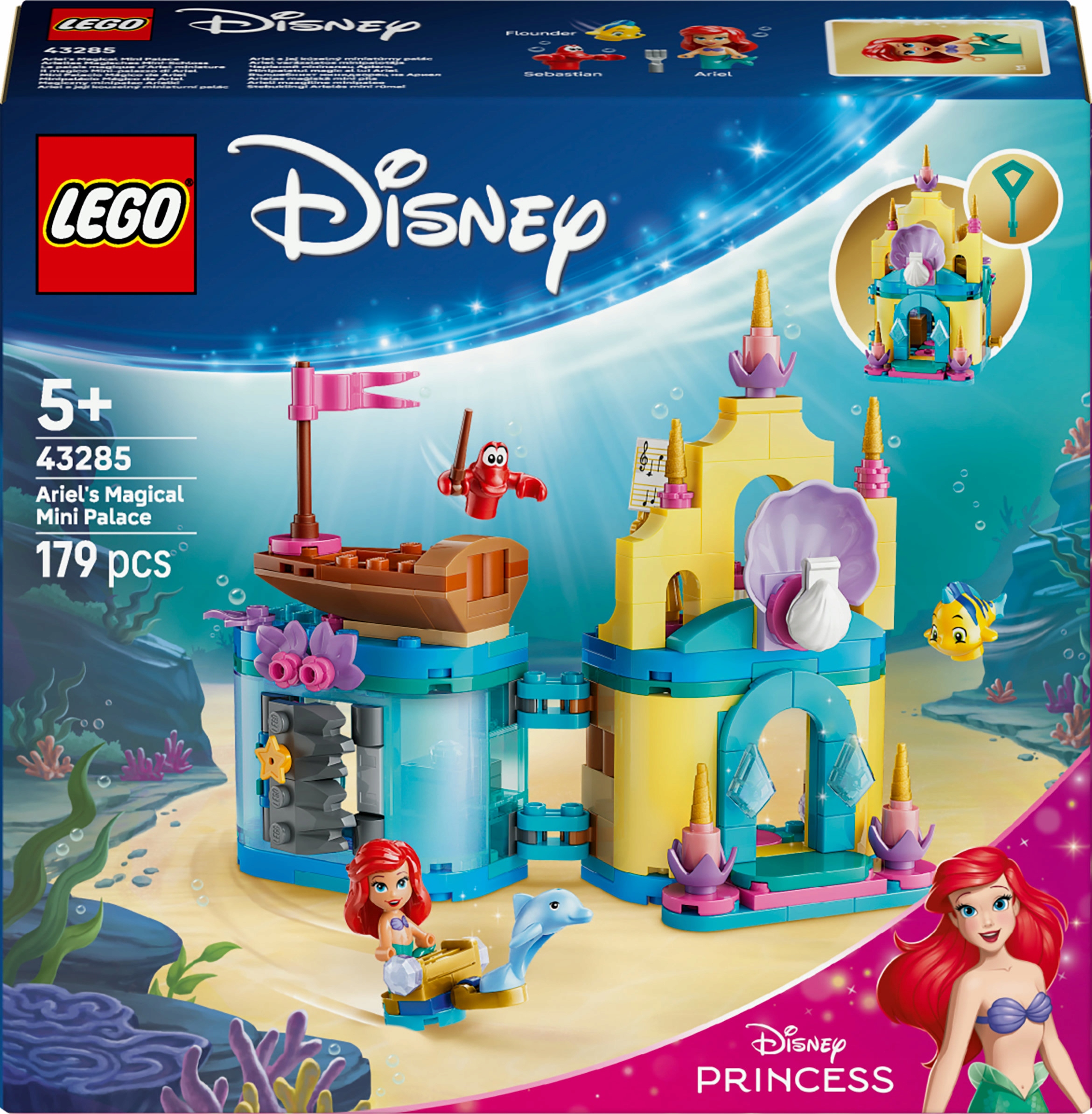 Lego Disney Princess Magiczny minipałac Arielki 43285