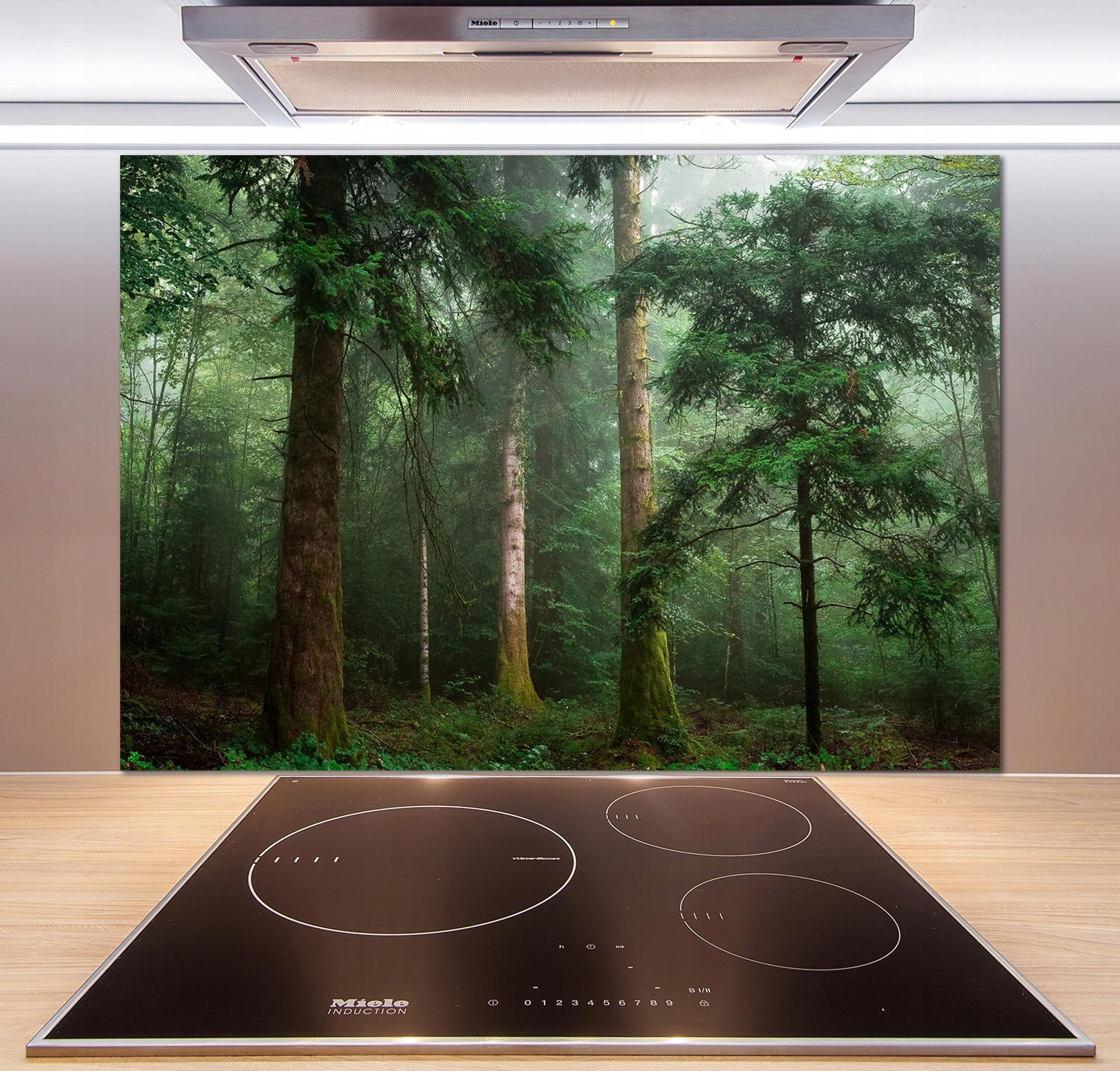 

Panel dekor szkło Mgła w lesie 100x70 cm + Klej
