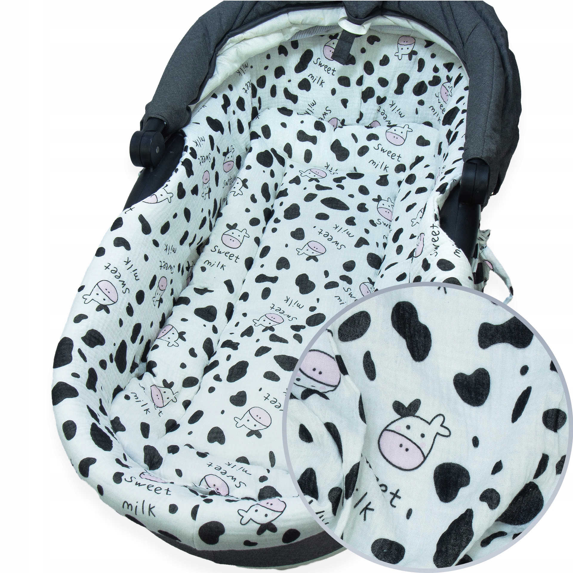 Kerstin WKŁADKA DO GONDOLI WÓZKA MUŚLINOWA PREMIUM