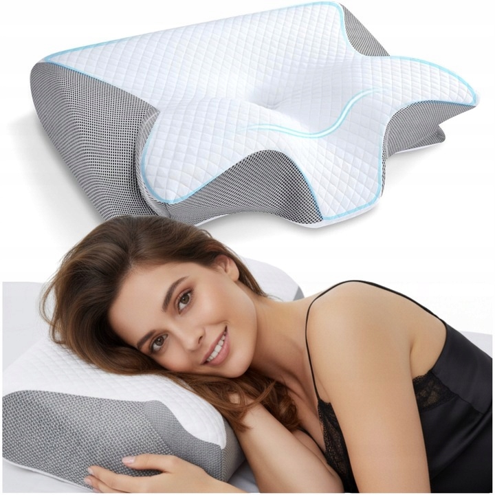 Poduszka Ortopedyczna Memory Foam Do Spania – Łagodzi Ból Szyi I Karku