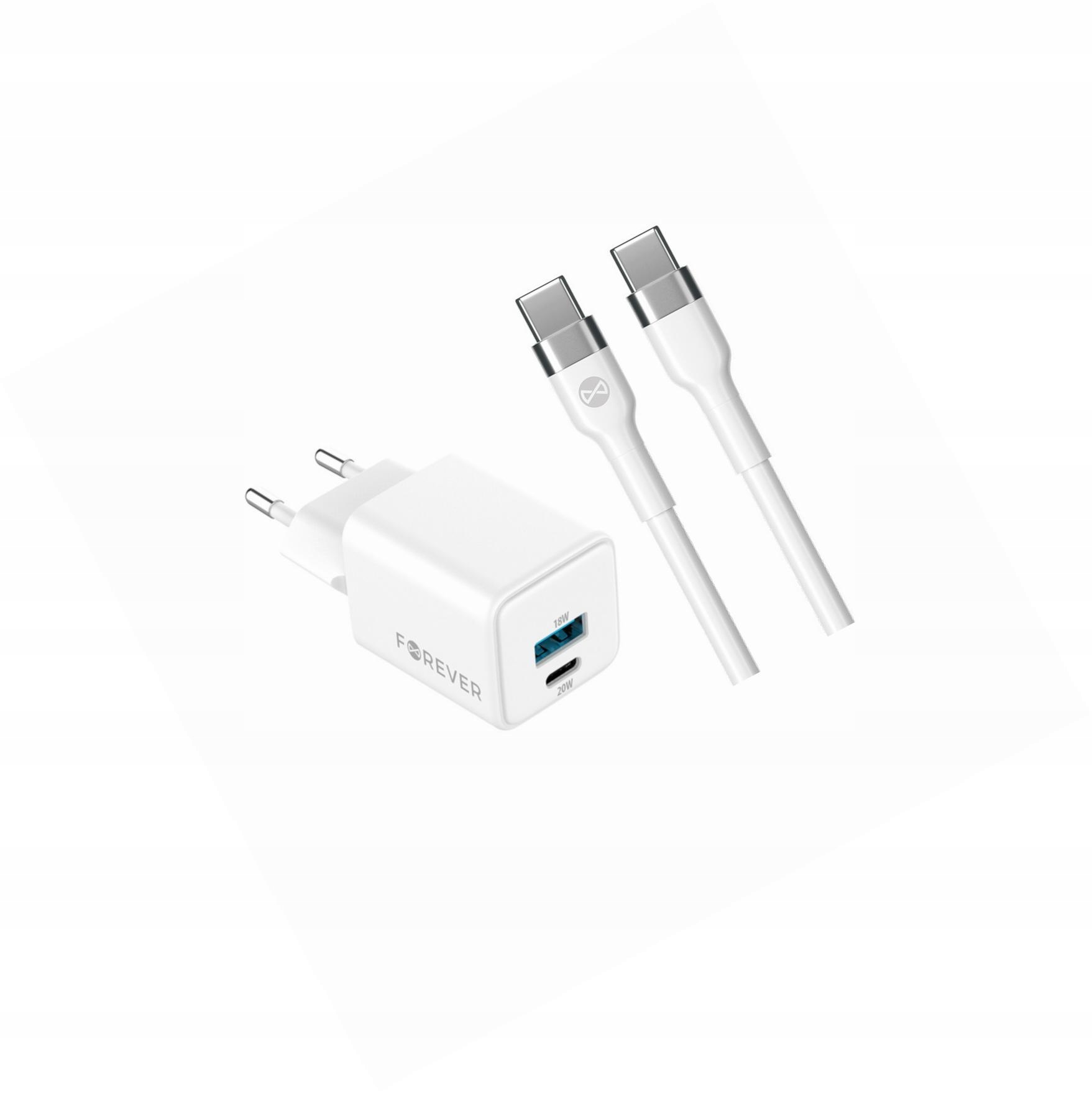 Szybka ładowarka GaN 20W długim z kablem 2m do Huawei Mate 20 Lite