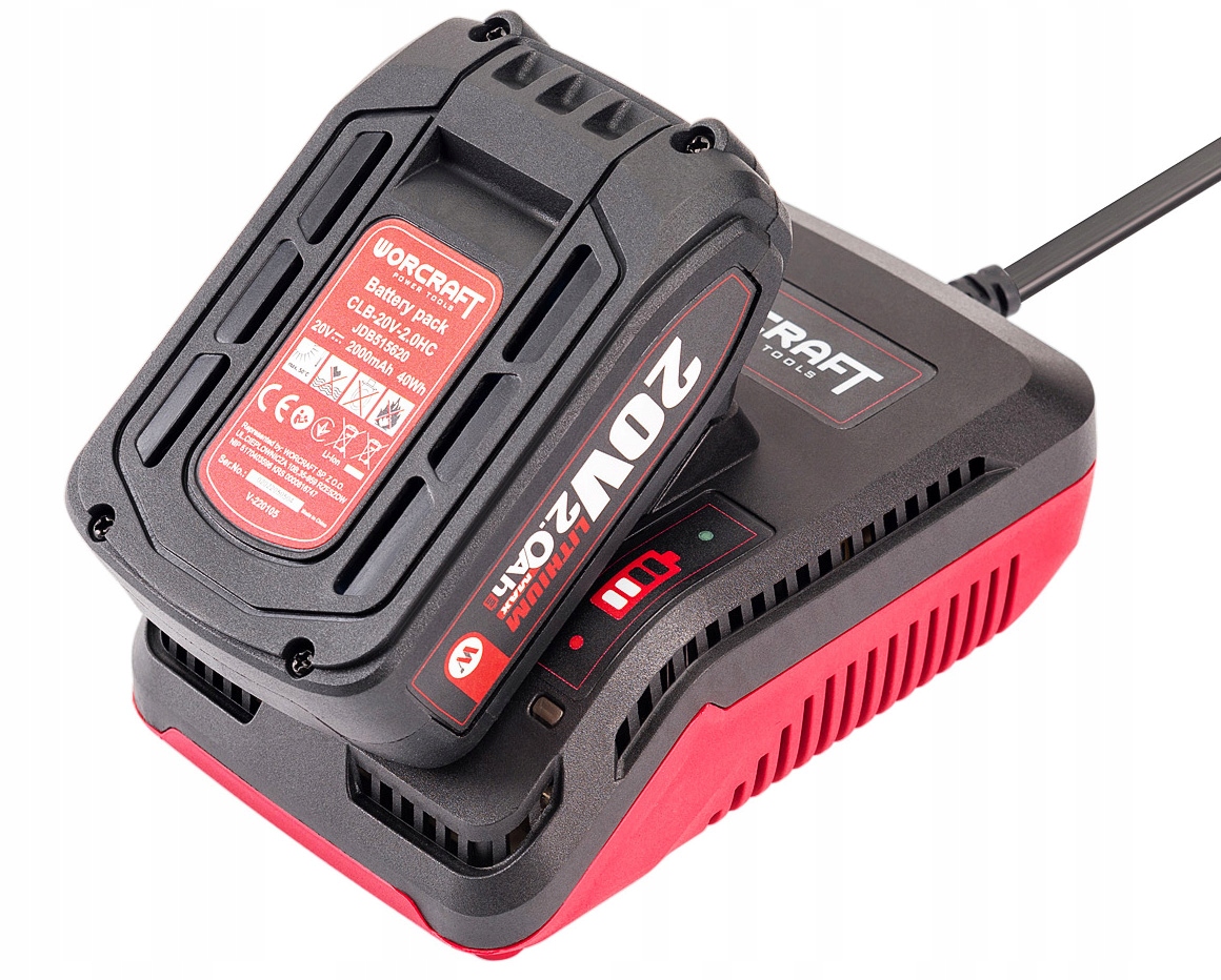 ŁADOWARKA DO AKUMULATORÓW WORCRAFT ONE FOR ALL 20V Kod producenta CLC-20V-2.4H