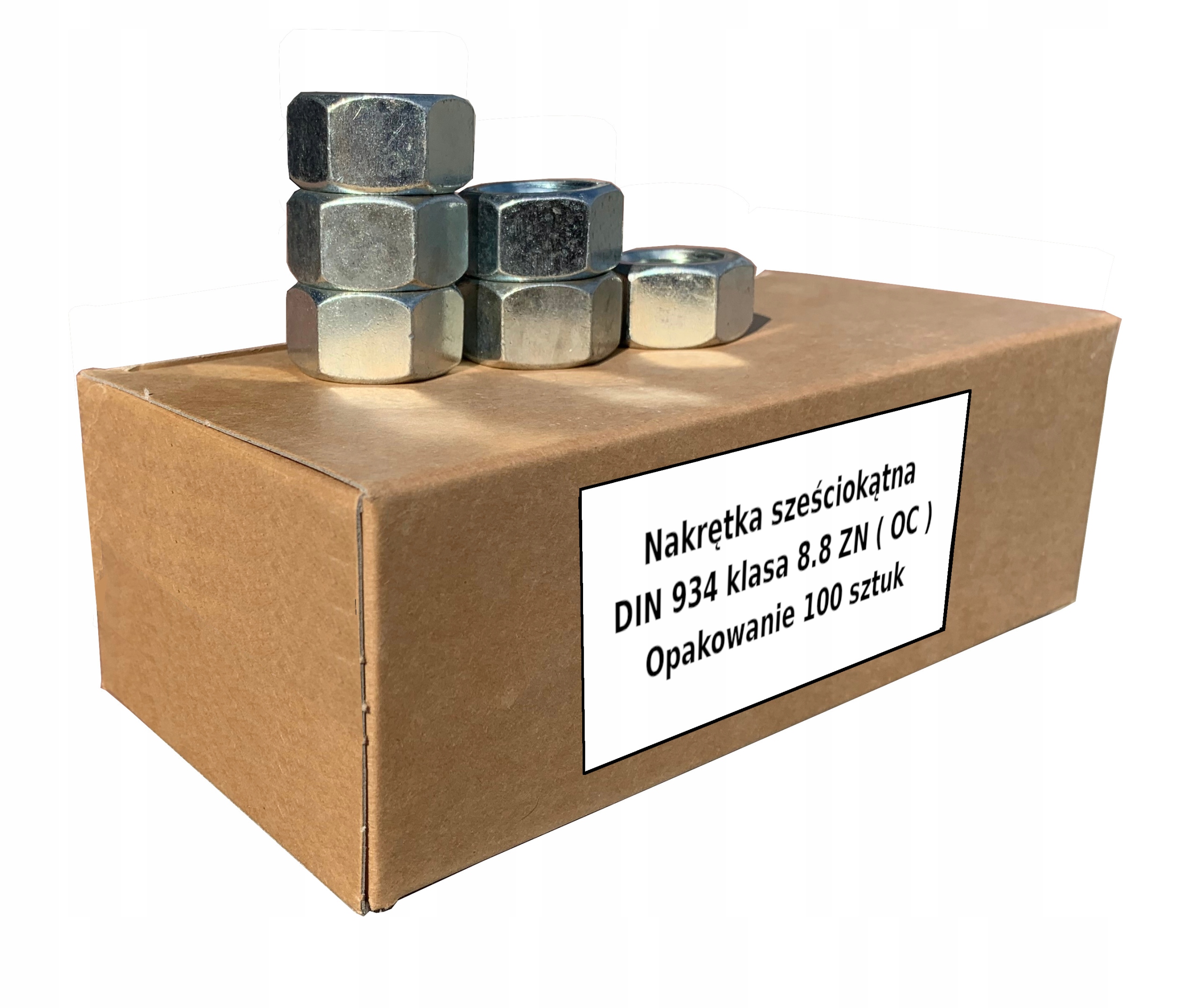 

Nakrętka 6-kt M16-8 oc.B Din 934 100 szt.