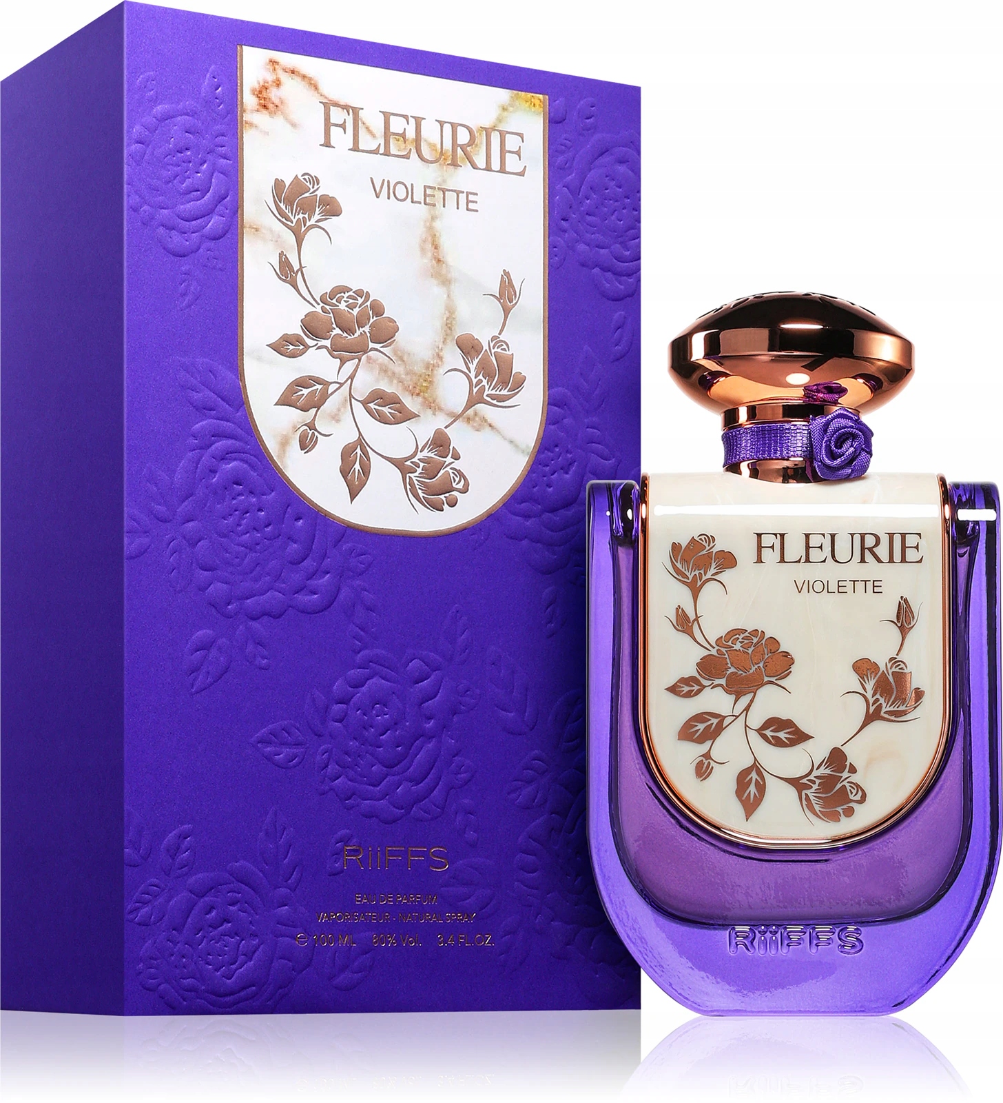 Oryginalne Perfumy Dubajskie Riiffs Fleurie Violette 100ml Edp+gratis!