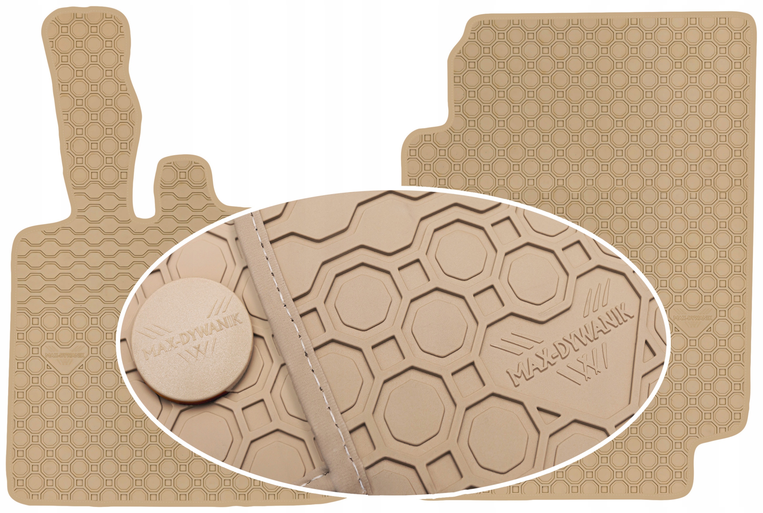 Smart Fortwo I 1998-2007 Koberce Béžové