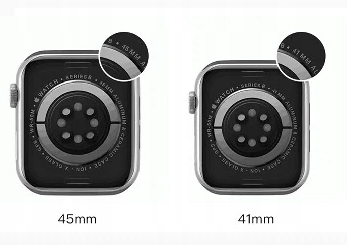 22 mm Niebieska Złota Bransoleta Apple Watch 38 40 41 42 44 45 49 Szerokość 22 mm