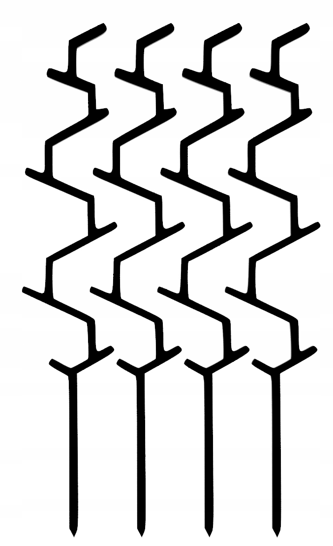 

4X Podpórka Kwiatów Roślin Drabinka Storczyk 38cm