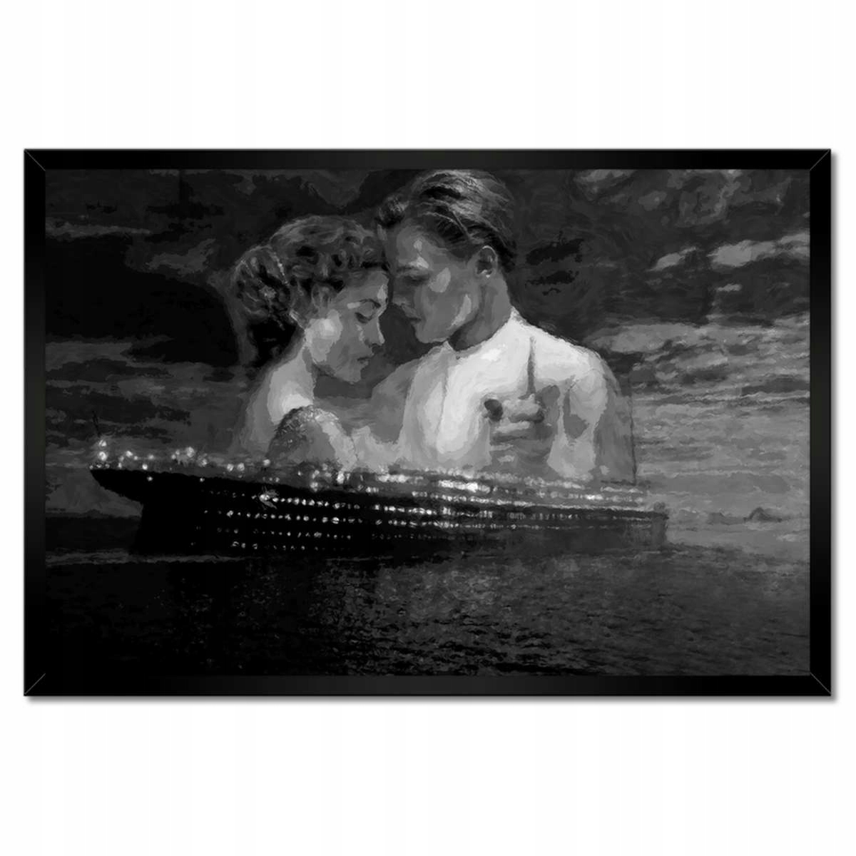 Plakáty v rámu 60x40 Titanic Černobílé