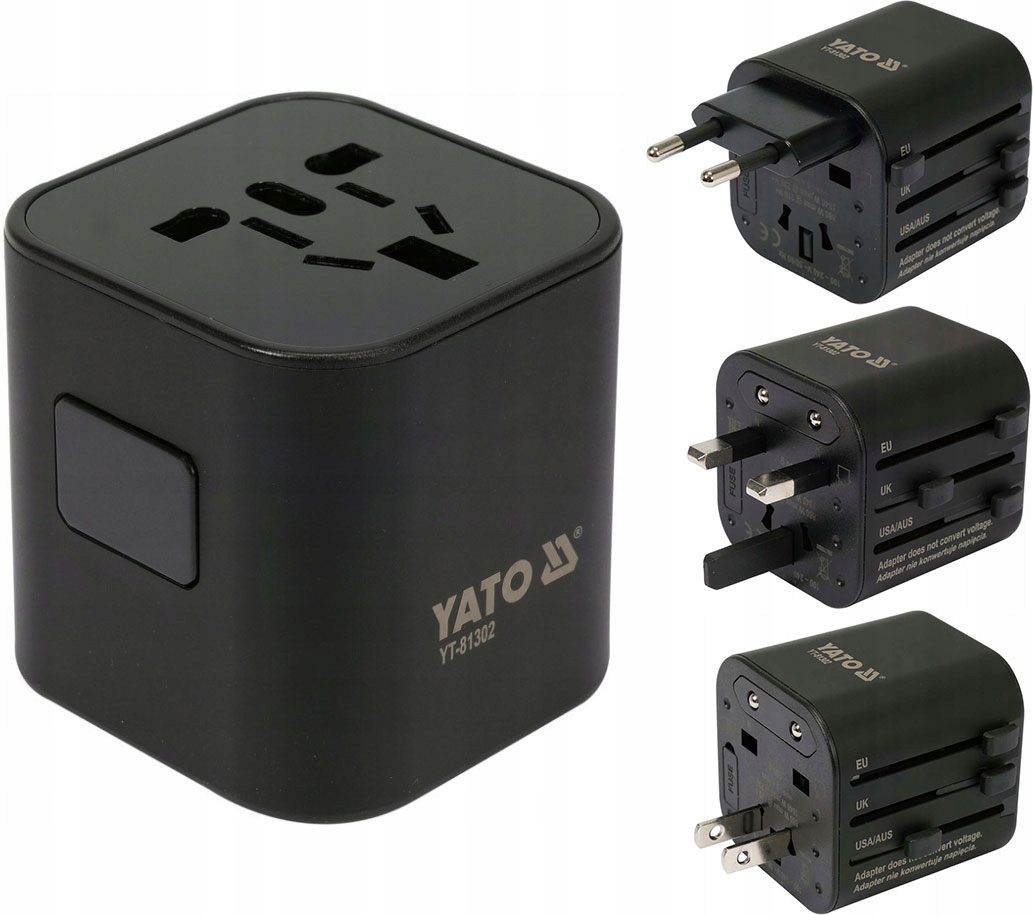 

Adapter Sieciowy Podróżny Przejściówka Usa Uk Eu