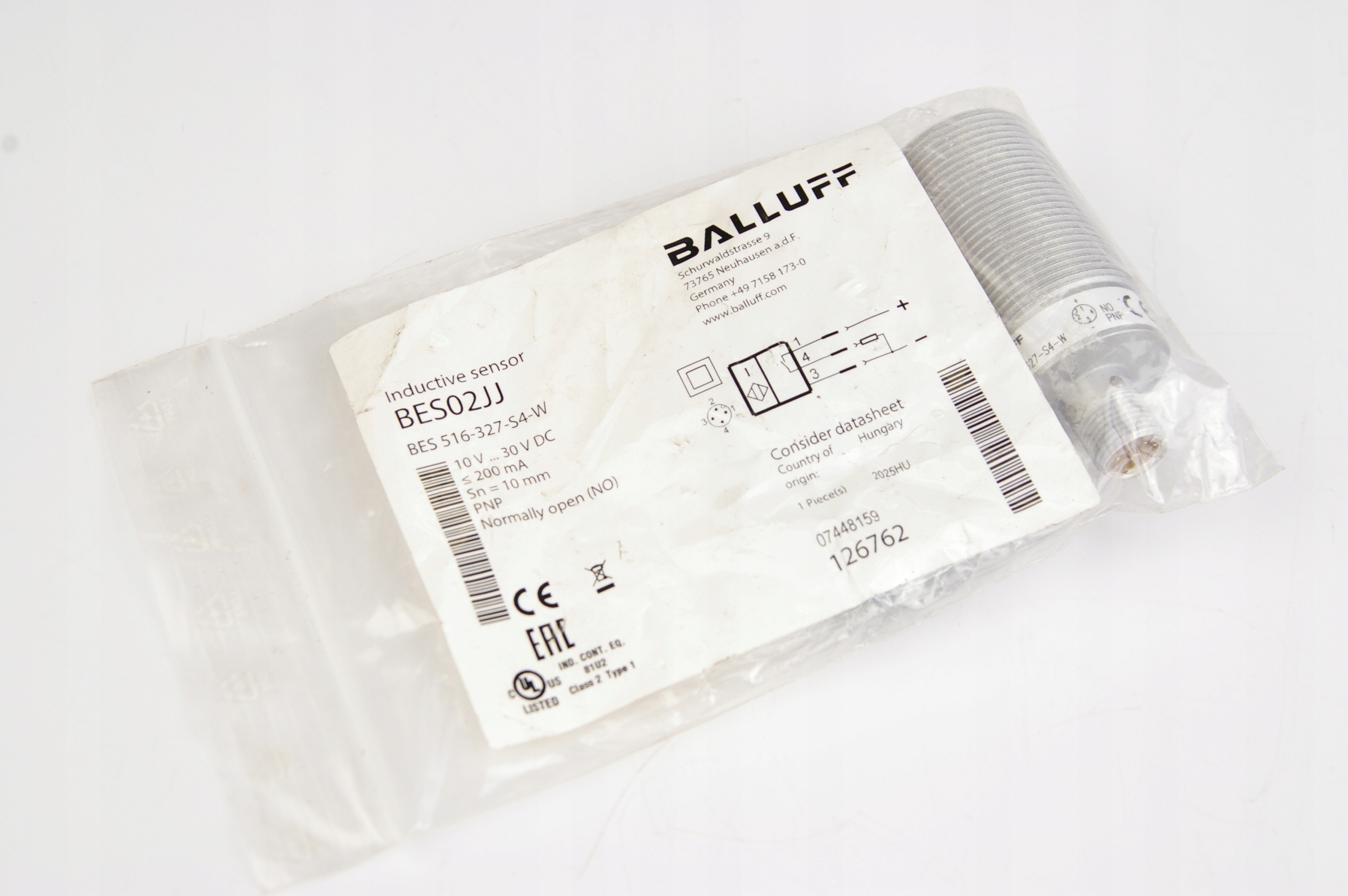 Balluff BES02JJ Bes 516-327-S4-W senzor